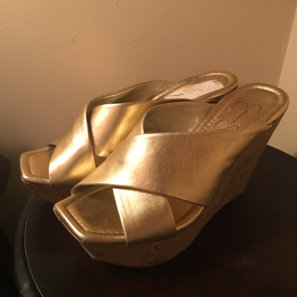 Jessica Simpson wedges.